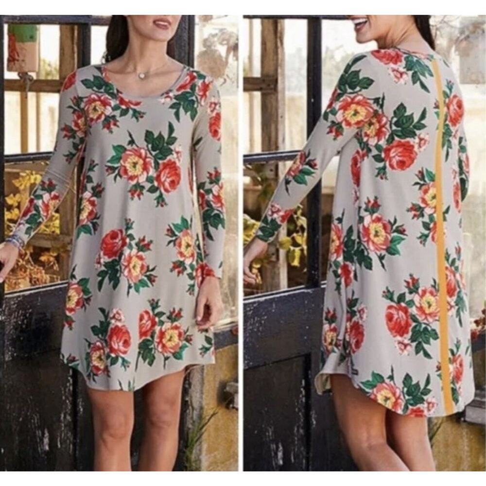 Matilda Jane Women’s Say I’m A Dream Floral Jersey Dress Size Small EUC